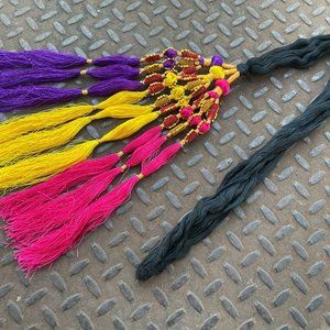 Women Hair Paranda Multi Color Hair Braided Accessory Cultural Hair Prandi